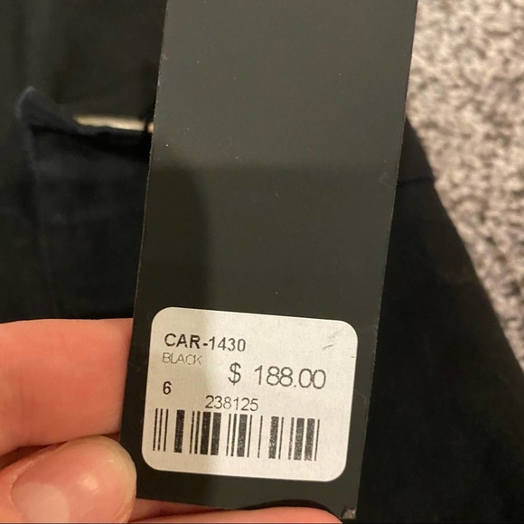 NWT Carmar black cargo fold over mini skirt - Picture 7 of 8